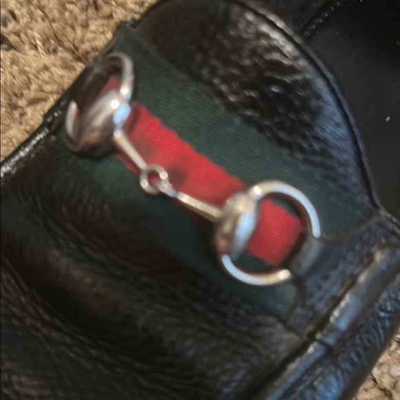 GUCCI Black Leather Loafers - Picture 5 of 12